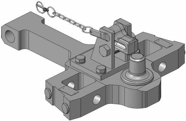 Pièces agricoles - Tracteur pièce adaptable - Barre d'attelage robuste Pitonfix MF Dyna-6 7719 - 7726