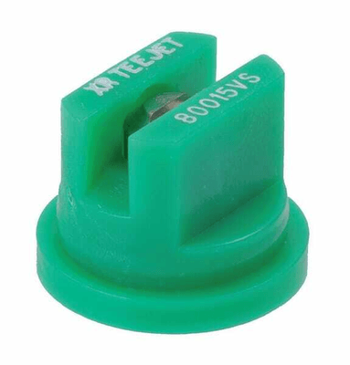 Pièces agricoles - Pièce Pulvérisateur - Buse à jet plat XR 80° 15 vert acier inoxydable TeeJet