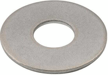 Pièces agricoles - Fasteners - Rondelle pour boulon de carrosserie M10x25x1,5mm, Inox A2 Kramp