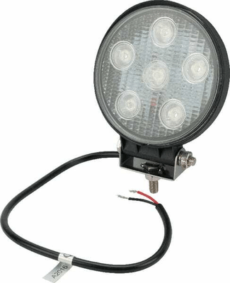 Pièces agricoles - Eclairage - Phare de travail LED rond 27W 1850lm 10/30V faisceau large 6 LED gopart
