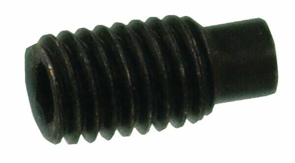 Pièces agricoles - Fasteners - Vis sans tête six pans creux bout pointeau téton M10x25 noir