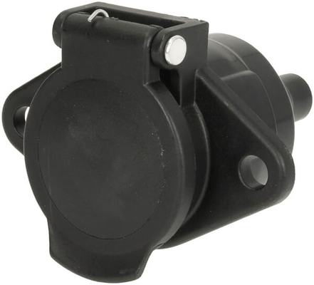 Pièces agricoles - Eclairage - Prise de remorque 7 pôles, capuchon plastique, 24V, bornes à vis