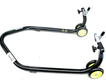 Béquille basse BIHR Home Track supports en ''V'' noir mat moto lourdes