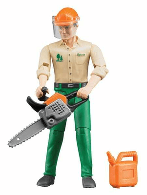 Loisirs - Jouets - Ouvrier forestier+accessoires