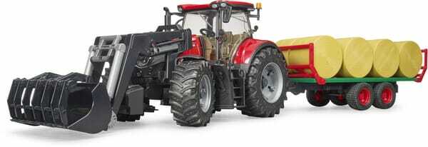 Loisirs - Jouets - Case IH Optum 300 CVX avec chargeur frontal et remorque