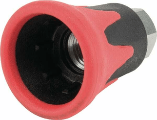 Pièces agricoles - Hydraulique - Protection de buse acier rouge