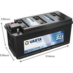 Pièces agricoles - Eclairage - Batterie 12V 143AH