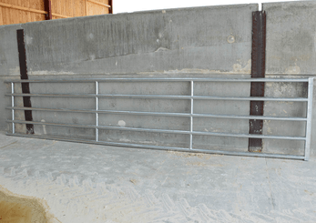 Materiels - Cage de contention - PACK DE 6 ARRIERES EX5 6/7M L.5.50M
