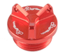 Bouchon de carter d'huile LIGHTECH M19x2,5 3 pans alu rouge