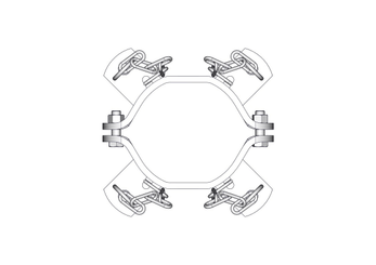 Materiels - Matériel d'élevage - autre - BRIDE TREFLE 4D D.140MM