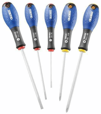 Outils - Outils divers - Jeu de 5 tournevis fente / PH