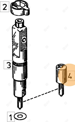 Pièces agricoles - Pieces moteur - INJECTEUR COMPLET