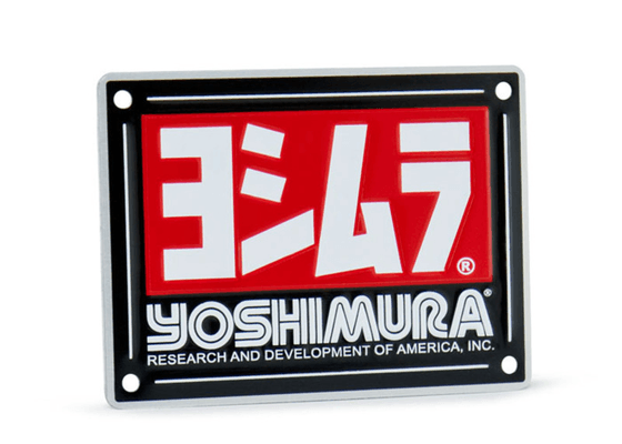 Pièces Quad & Motos - Pièces SAV - Pièce détachée - Plaque logo YOSHIMURA USA pour silencieux RS-4