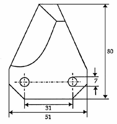 Pièces agricoles - Fenaison & élevage - Section de désileuse