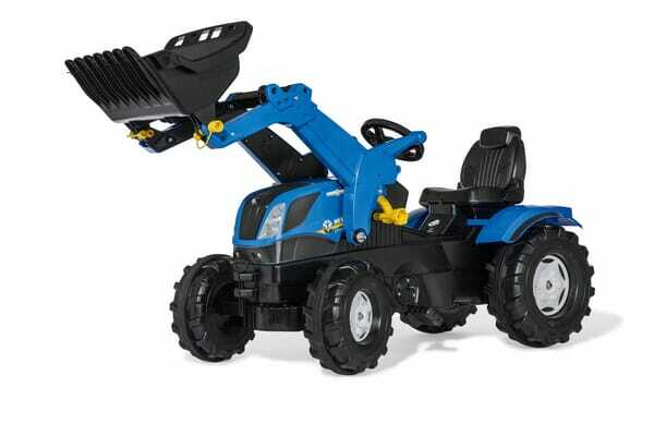 Loisirs - Jouets - Tracteur à pédales avec chargeur frontal, New Holland T7, à partir de 3 ans, rollyFarmtrac de Rolly Toys