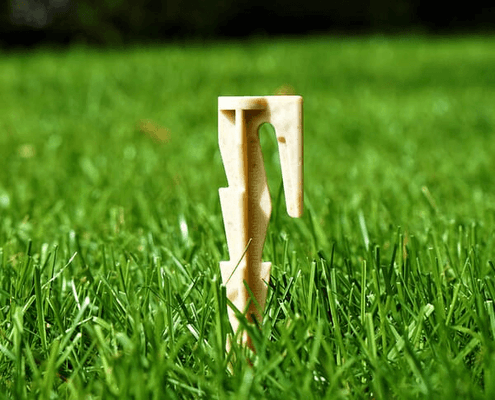 Pièces agricoles - Jardin et forêt pièce adaptable - Piquet de fixation bio x 100pcs