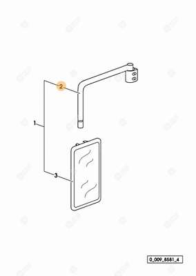 Pièces agricoles - Cabine et structure - TIGE