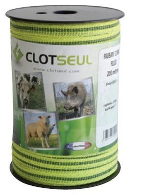 Pièces agricoles - Cloture,Jardin & Sylviculture - RUBAN FUOTAPE 12 MM  3INOX 0.20  200M