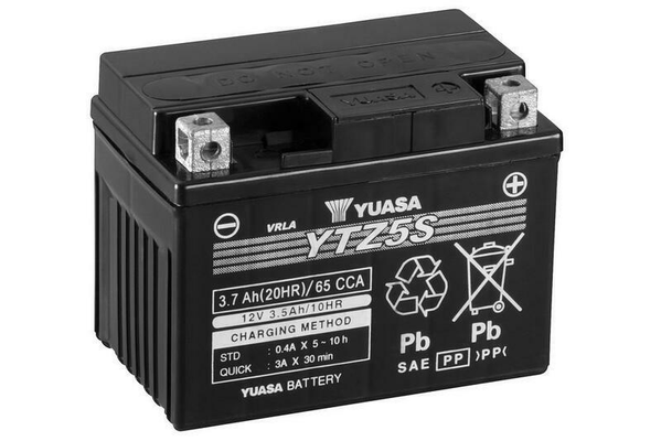 Pièces Quad & Motos - Electrique - Batterie YUASA W/C sans entretien activé usine - YTZ5S