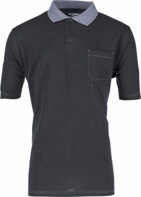 Vêtements et protections - Vêtement  - Polo noir/gris XS