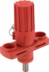 Pièces agricoles - Eclairage - Pince aide démarrage, rouge