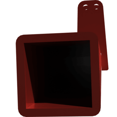 Pièces agricoles - Pièce divers - tube de retenue soudé -peint-