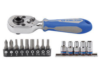 Outils - Outils divers - Mini cliquet + embouts et douilles 15 pcs en blister