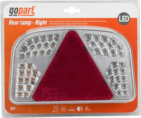 Pièces agricoles - Eclairage - Feu arrière LED rectangle droit