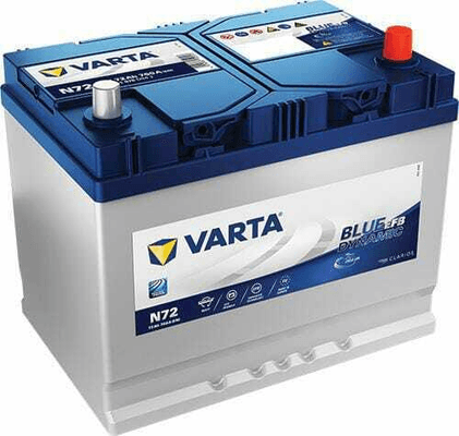 Pièces agricoles - Eclairage - Batterie 12 V 72A h 760 A BLUE Dynamic EFB Varta