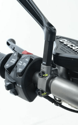 Pièces Quad & Motos - Equipement véhicule - Réhausses de rétroviseur R&G RACING universel M8 x 1,25 x 11,5mm x 45mm - noir