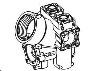 Pièces agricoles - Pièce Pulvérisateur - Corps d'électrovanne 481