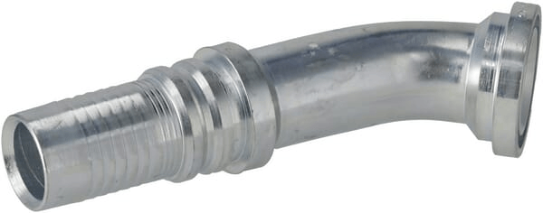 Pièces agricoles - Hydraulique - Raccord à sertir 4SH-DN32 avec flasque ø50,8 mm 45°