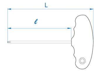 Outils - Outils divers - Clé Torx à poignée en T-T25