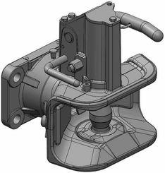 Pièces agricoles - Tracteur pièce adaptable - Attelage de remorque CH-I