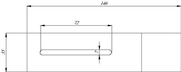 Pièces agricoles - Machines - Grattoir 35x146mm Gaspardo