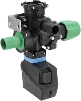 Pièces agricoles - Pièce Pulvérisateur - Vanne de commande principale électrique avec vanne de pression maximale réglable et raccord à fourche T5 150 l/m 20 bar