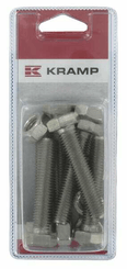 Pièces agricoles - Fasteners - Écrou et boulon inox M12 x 60mm (6)