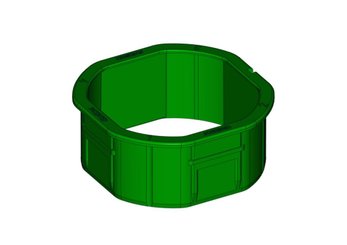 Materiels - Accessoires 0Kg-5Kg - COLLERETTE DE FOURREAU TREFLE VERT D.102MM