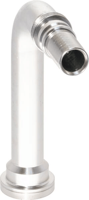 Pièces agricoles - Hydraulique - Raccord à sertir 4SH-DN25 avec bride ø47,6 mm 90° H175
