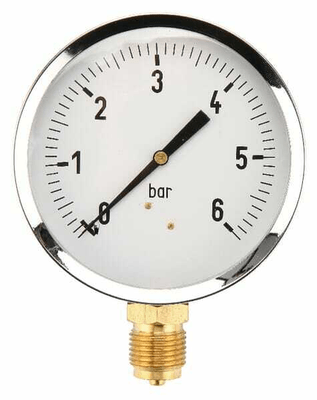 Pièces agricoles - Hydraulique - Manomètre Ø 100 0-6bar ½" unte