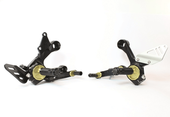 Pièces Quad & Motos - Equipement véhicule - Commandes reculées ajustables GILLES TOOLING RCT10GT noir/or Yamaha