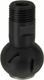 Buse de rinçage rotative en polymère, filetage mâle 1/2"