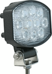 Pièces agricoles - Eclairage - Phare de travail LED ovale 15W 1900lm 10/30V, 120x38x80mm faisceau large 10 LED Kramp