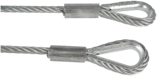 Pièces agricoles - Machines - Câble de traction 6x3770 mm