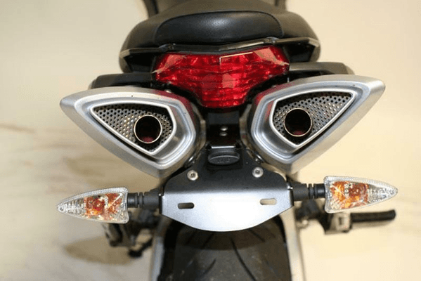 Pièces Quad & Motos - Equipement véhicule - Support de plaque R&G RACING noir Aprilia Shiver 750