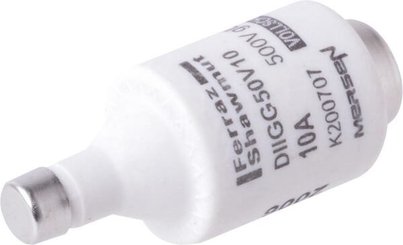 Pièces agricoles - Electricité - Fusible 500V 10A longueur 50mm