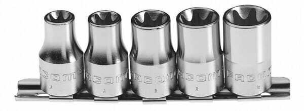 Outils - Outils divers - Jeu de 5 douilles 1/4 tx rack