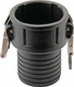 Raccord Camlock Type C 3" 87 mm en polypropylène