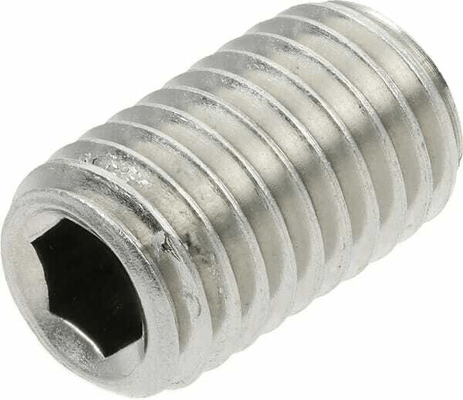 Pièces agricoles - Fasteners - Vis sans tête six pans creux bout cuvette M12x20 inox-A2