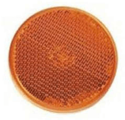 Pièces Quad & Motos - Equipement véhicule - Catadioptre V PARTS rond Ø60mm orange